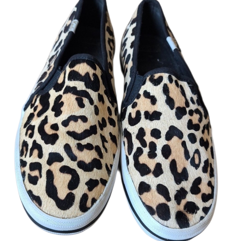 Leopard Print Slip-On Sneakers